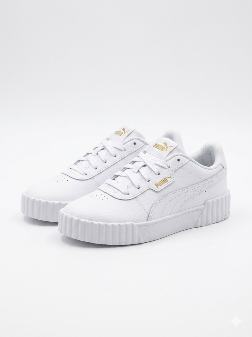Puma Cali Star White Gold Women's Sneakers Size 8.5 US, Excellent Condition